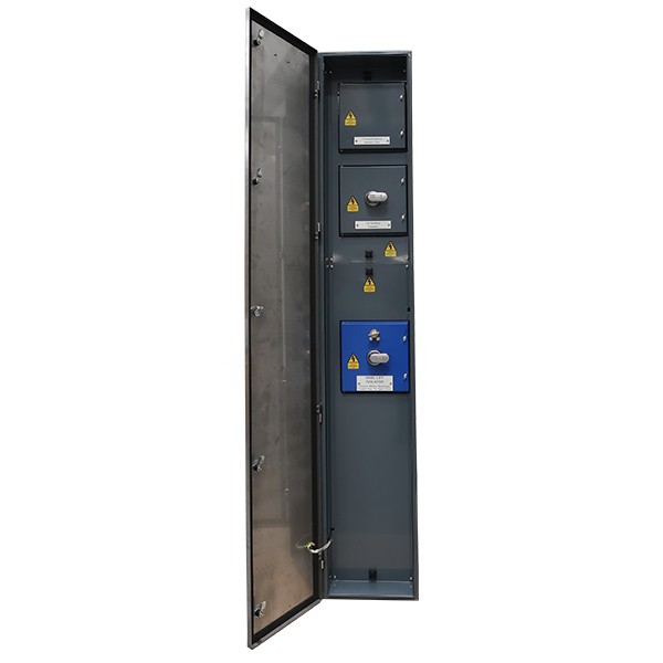 SP75 switchgear located-front of house